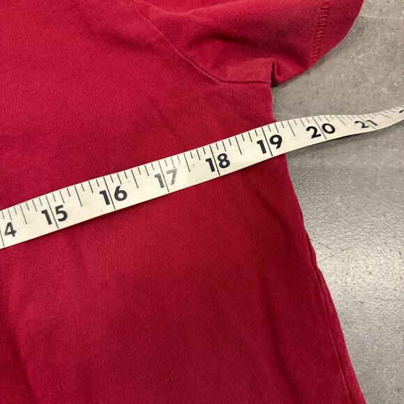 Vintage Y2k Aeropostale Spellout Red Casual Graphic Short Sleeve Tee Medium - Picture 4 of 5